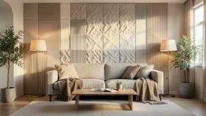 panel ścienny salon
