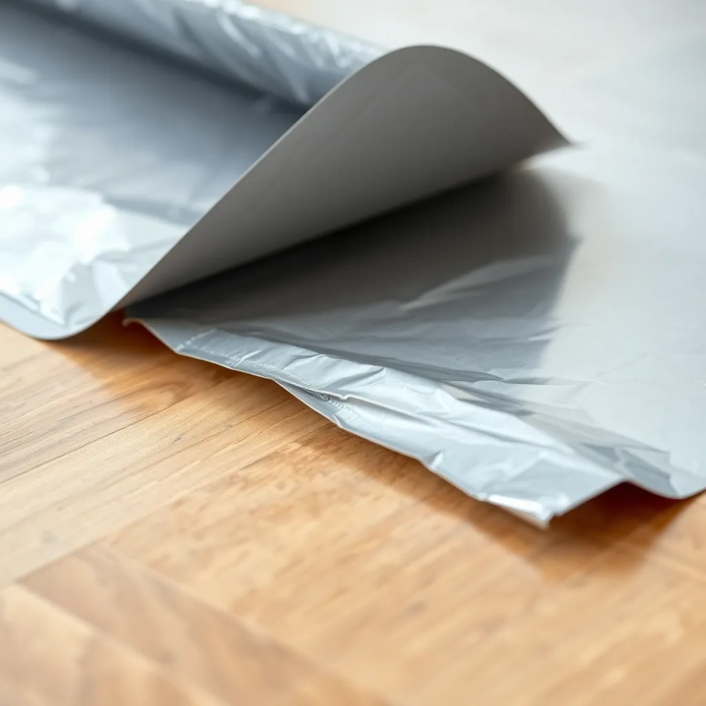 Podkład pod panele z folią aluminiową jak układać