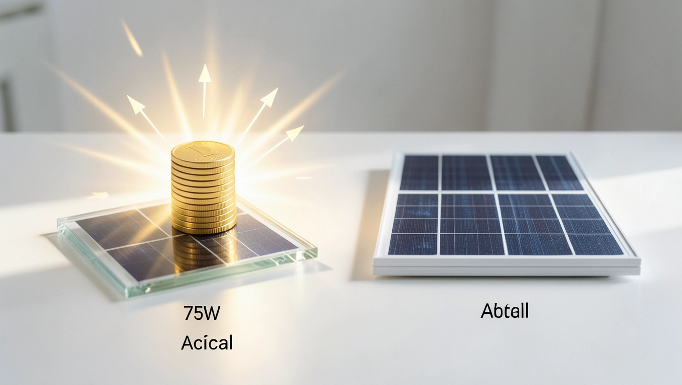 Cena paneli 750W bifacial vs monofacial