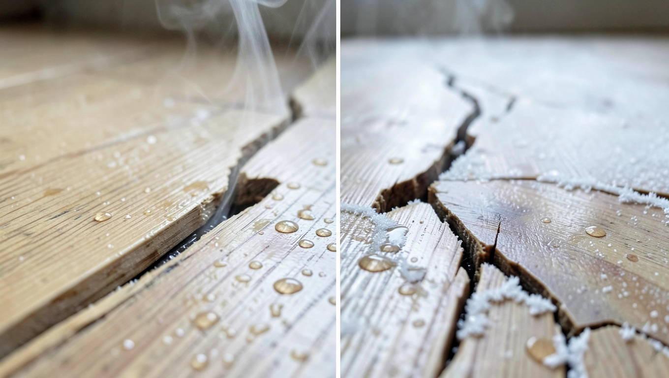 Dlaczego panele laminowane pracują i kurczą się