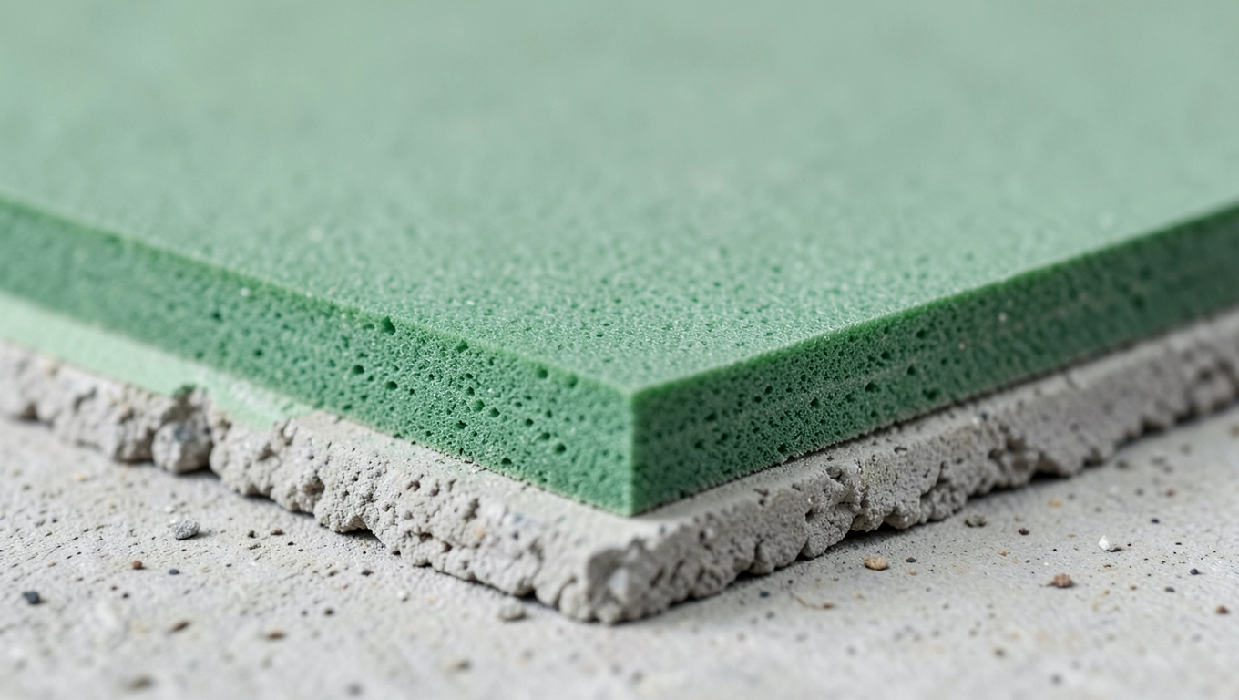 Grubość zielonego podkładu 5 mm pod panele