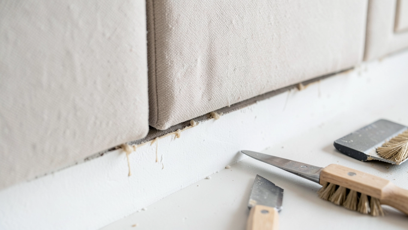 jak odkleić panele tapicerowane od ściany