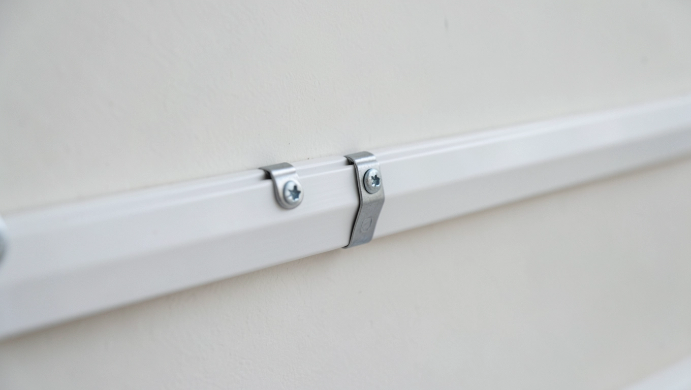 Klamry mocujące listwy przypodłogowe