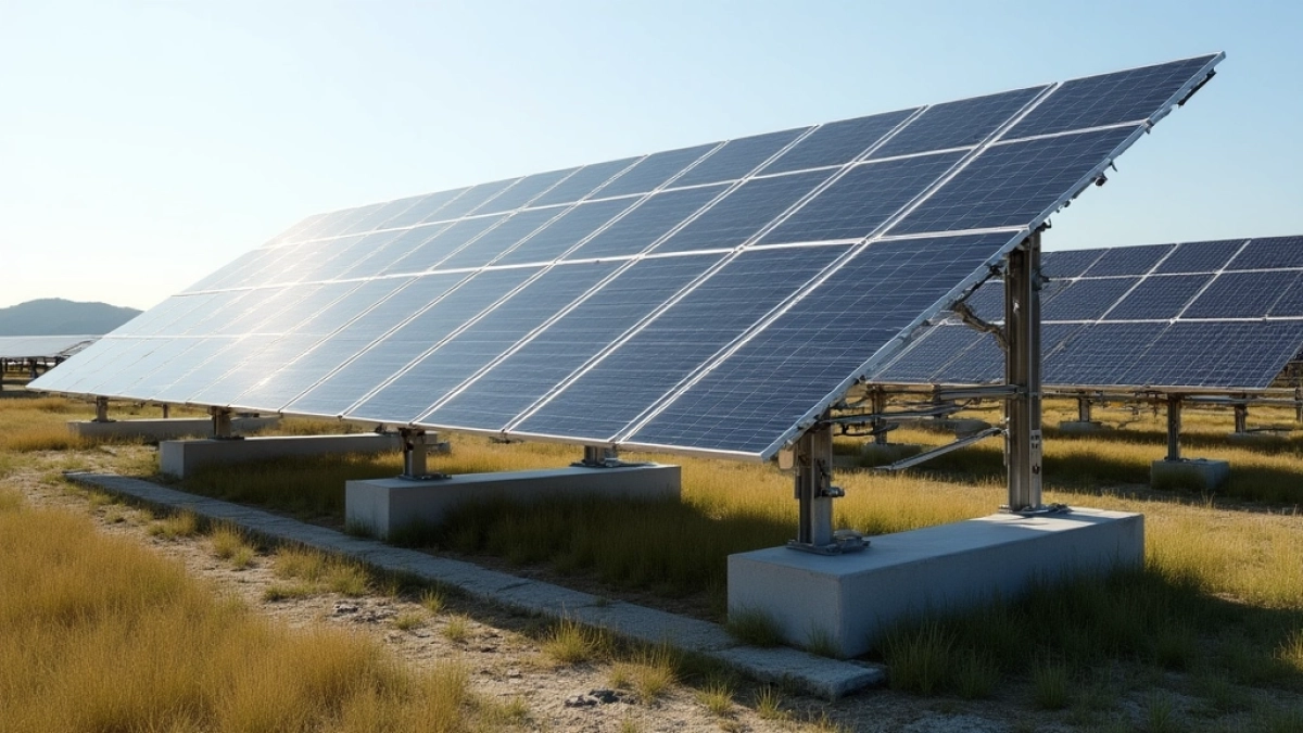 Konstrukcja pod panele fotowoltaiczne na gruncie 10 kW