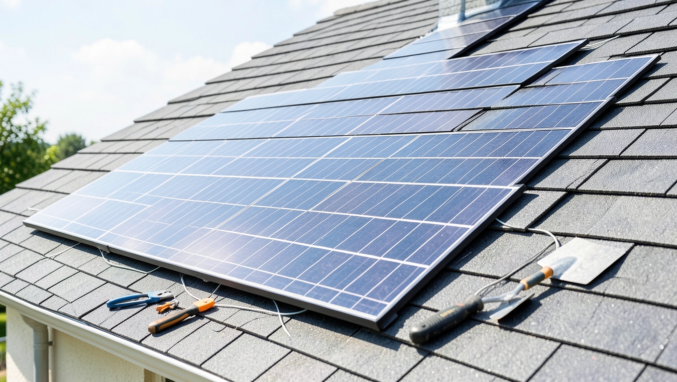 koszt montażu dachówki fotowoltaicznej za m²