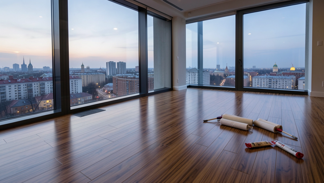 Koszt położenia paneli winylowych w dużych miastach