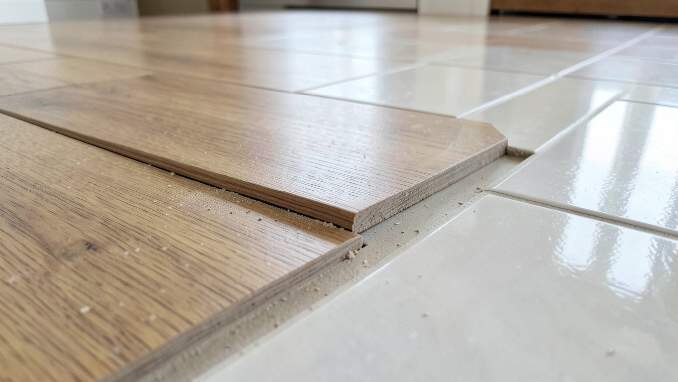 łączenie różnych paneli podłogowych