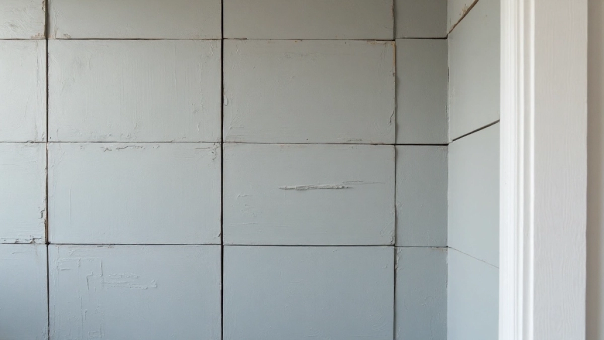 malowanie paneli ściennych na szaro