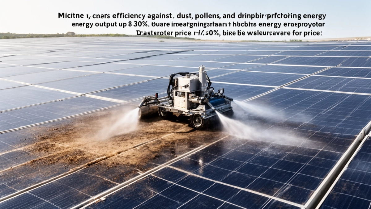 Maszyna do mycia paneli fotowoltaicznych cena