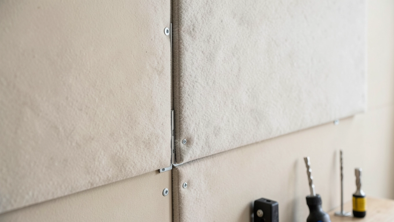 mocowanie paneli tapicerowanych do ściany