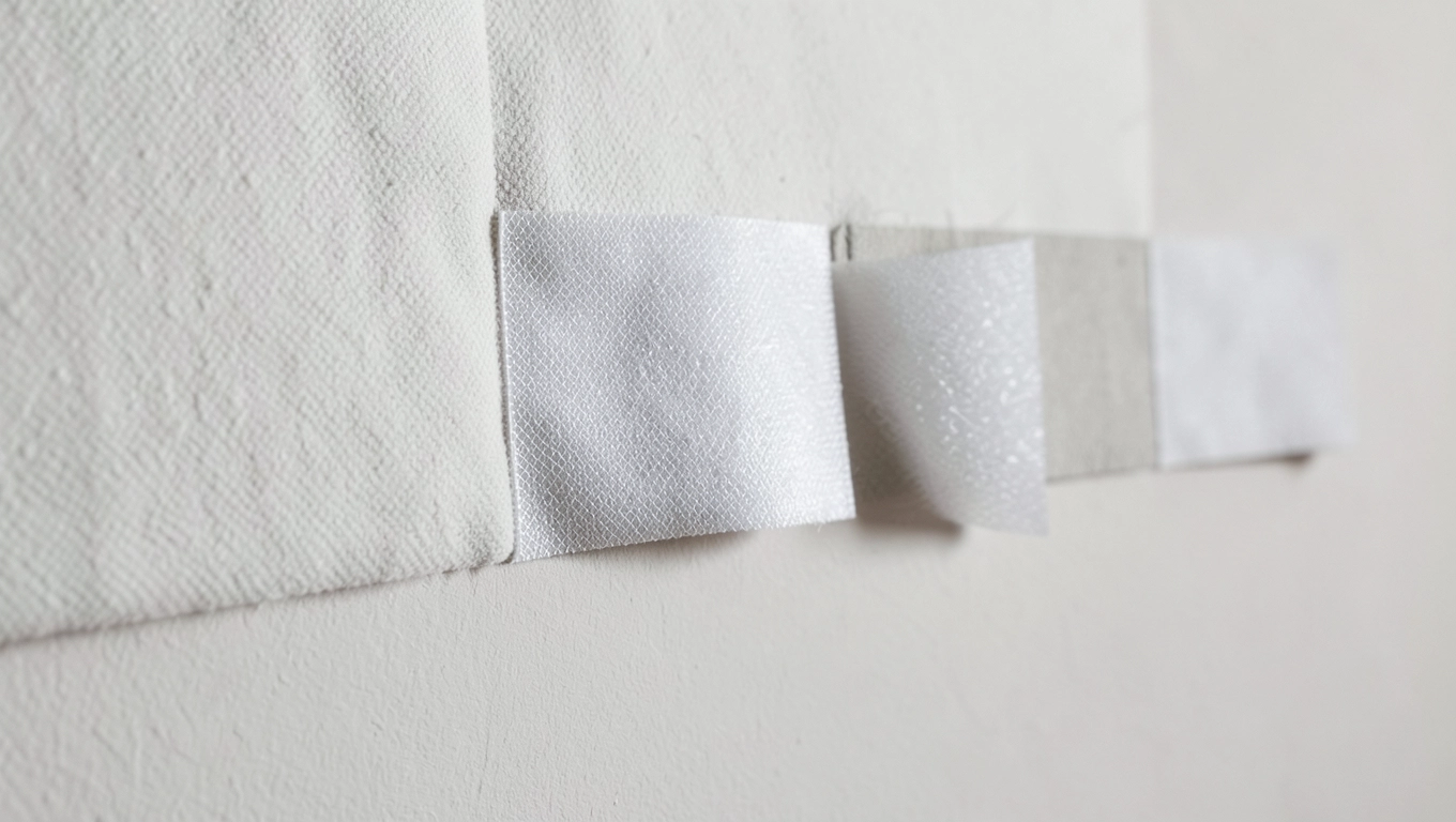 Mocowanie paneli tapicerowanych na rzepy