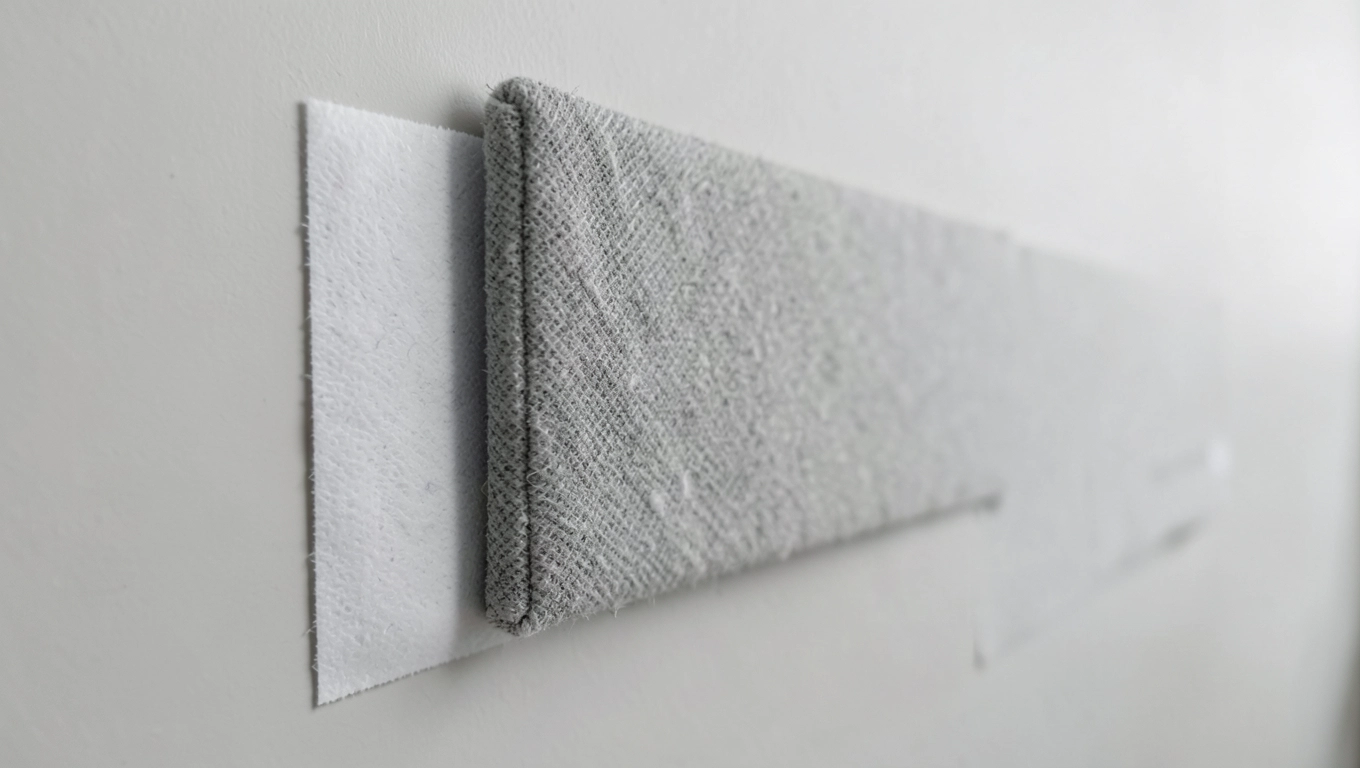 Mocowanie paneli tapicerowanych rzepami