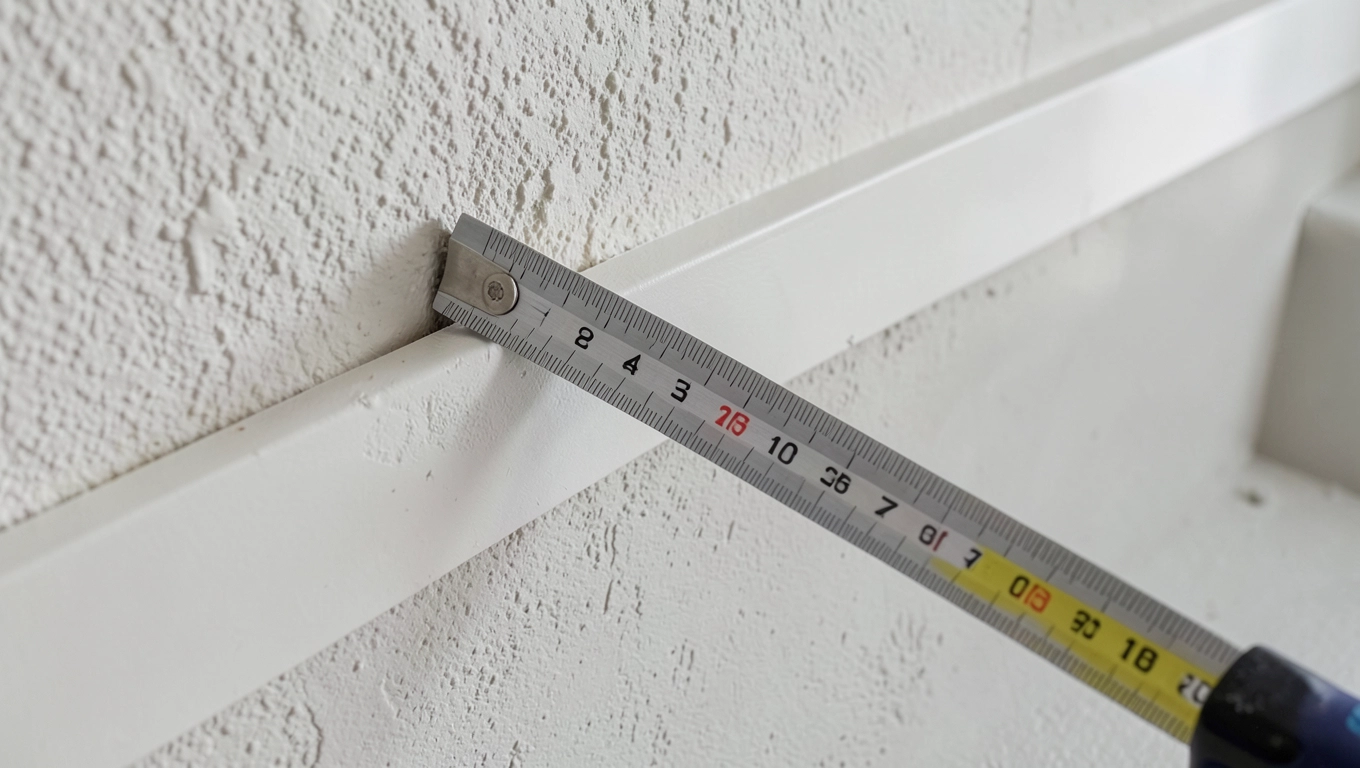 Montaż listwy wykończeniowej przy panelach ściennych