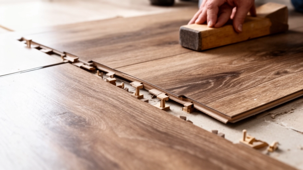 montaż paneli winylowych lvt