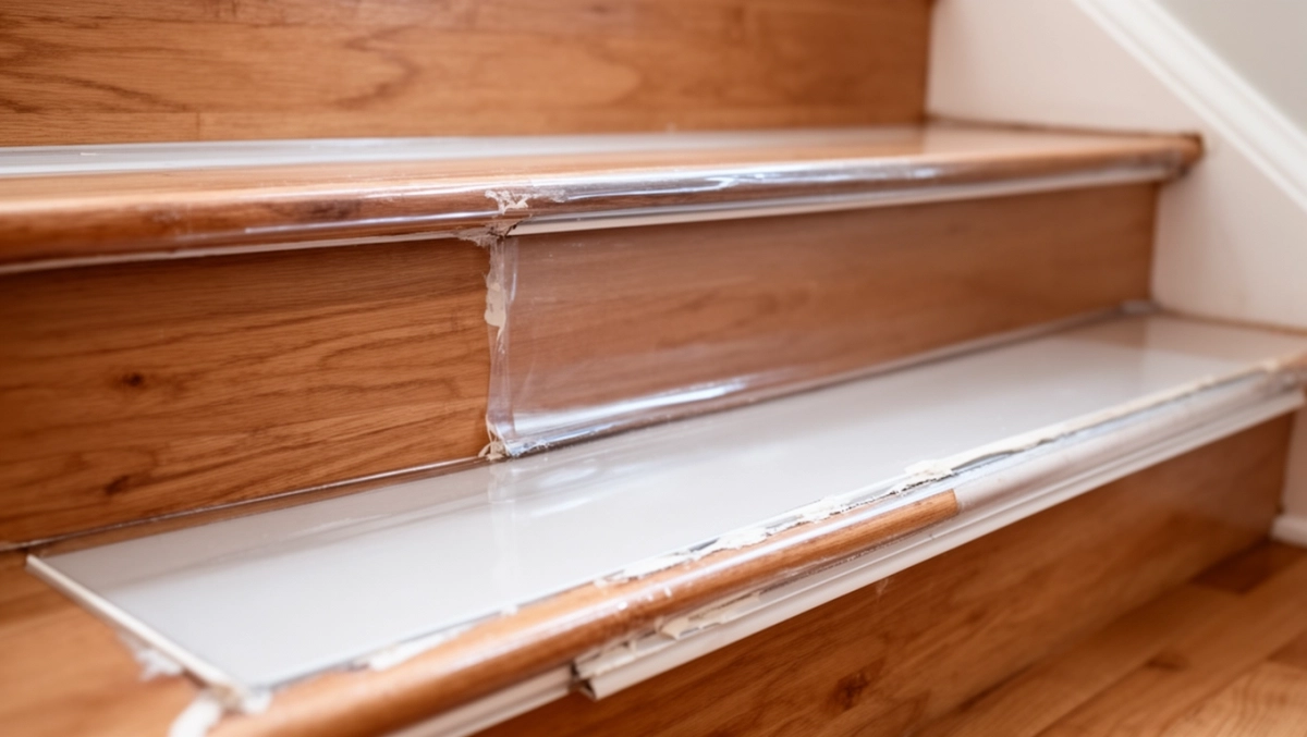 Montaż paneli winylowych na schodach