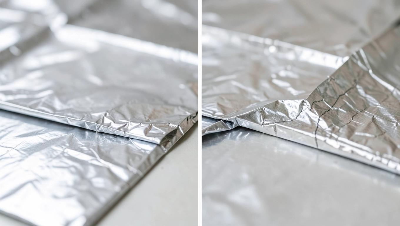 Niwelowanie nierówności foliowanym podkładem