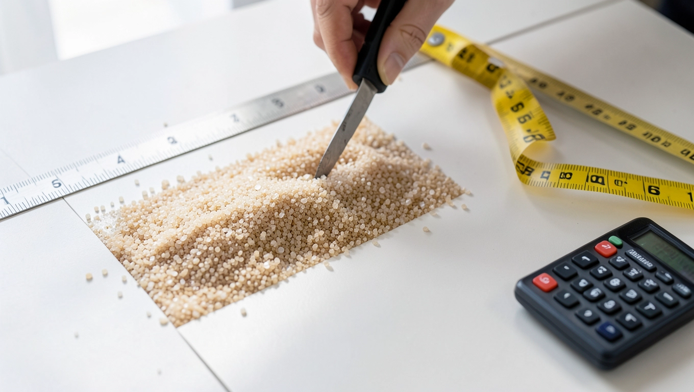 Obliczanie zużycia kleju na m² przy montażu paneli winylowych