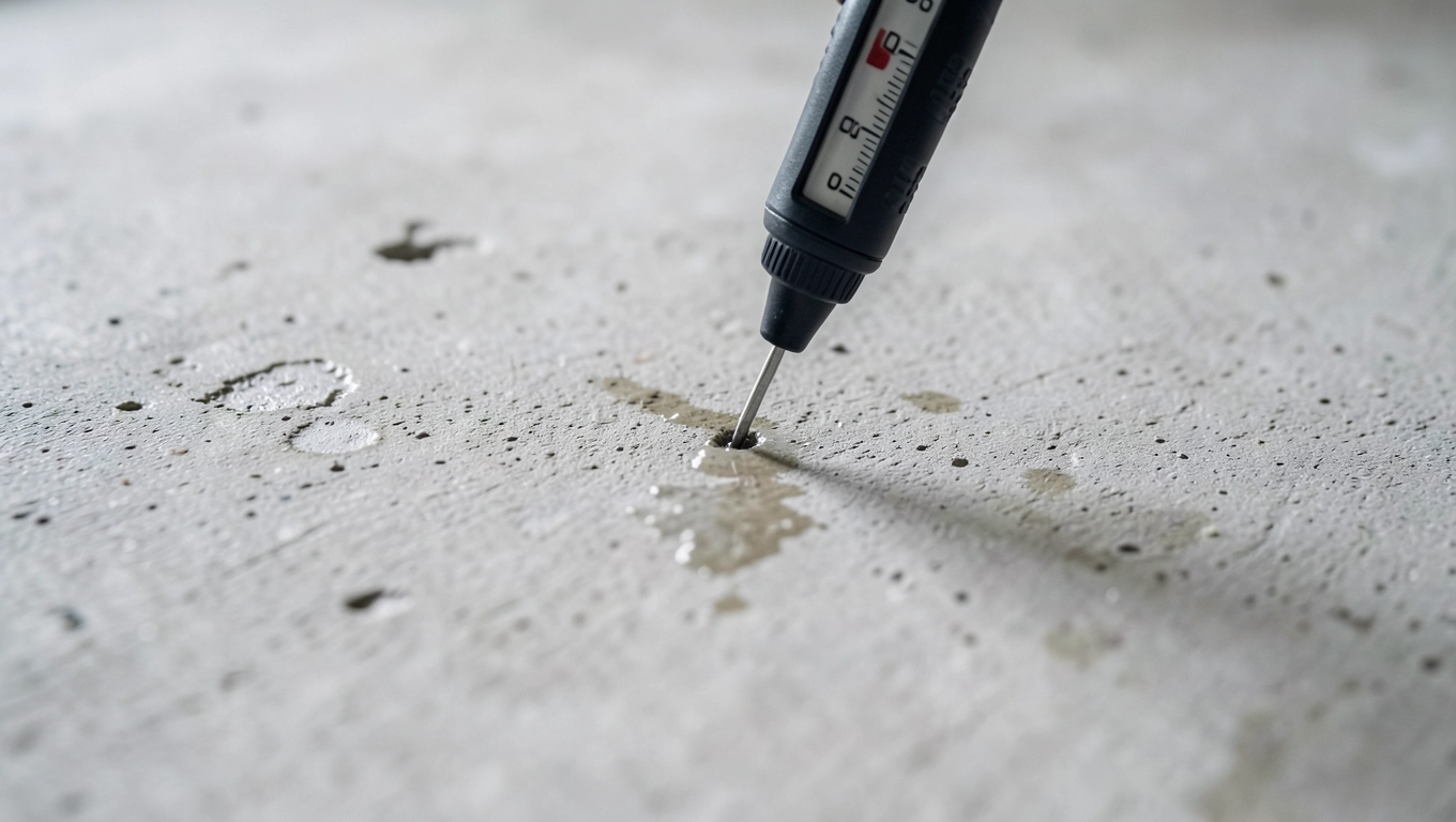 Ocena stanu podłoża pod panele winylowe