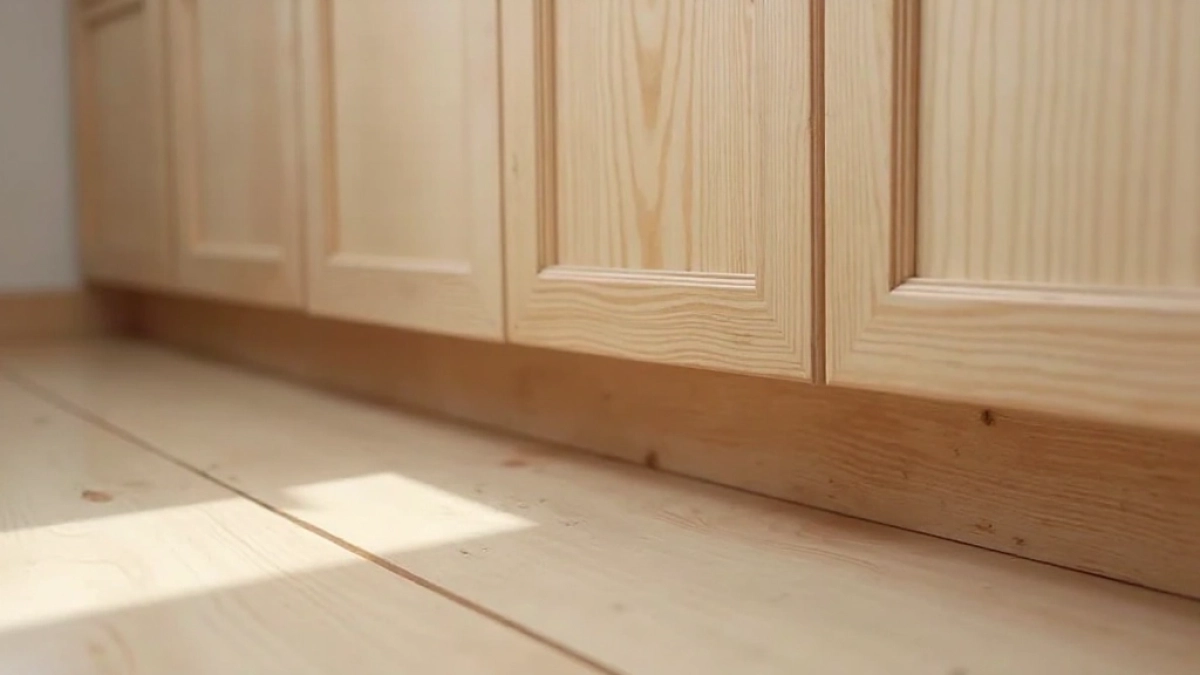 Panele laminowane pod meblami kuchennymi