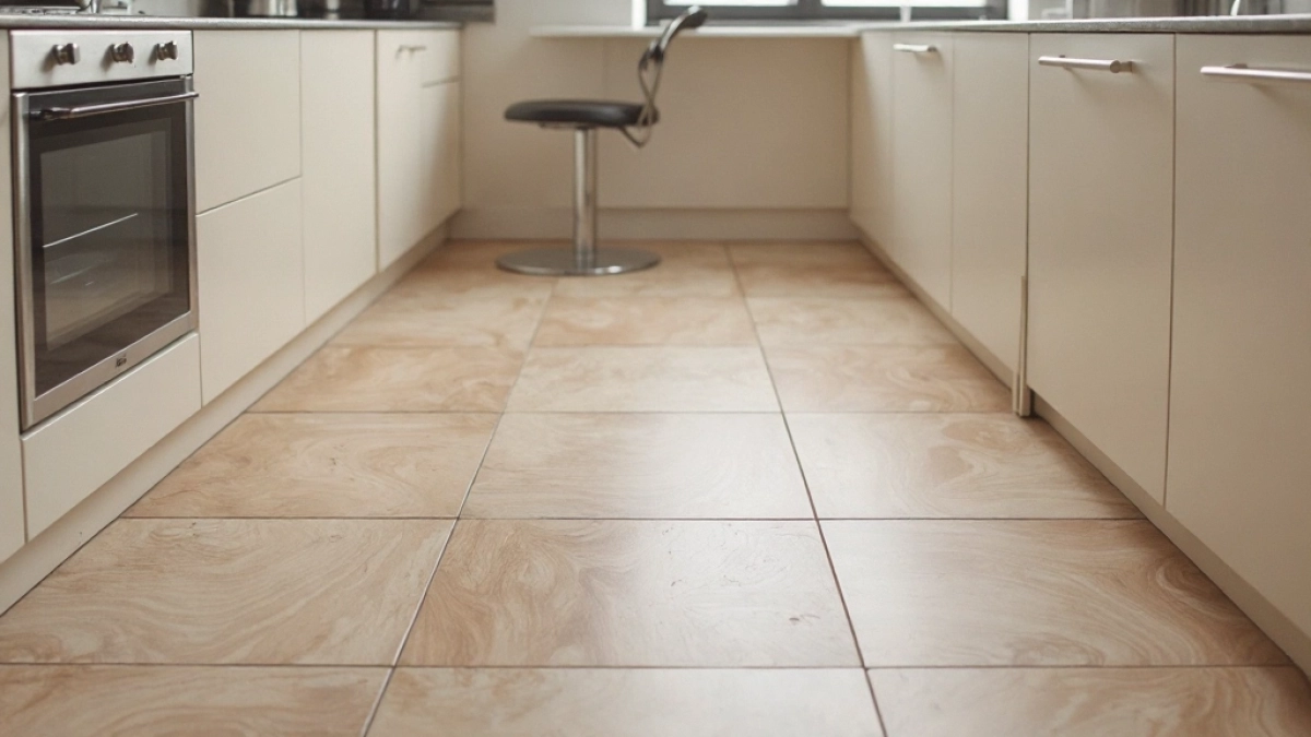 Panele winylowe na płytki w kuchni