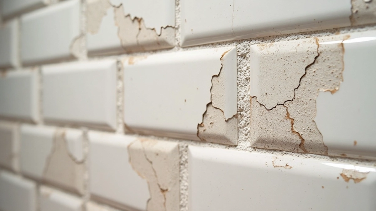 Panele winylowe na stare płytki na ścianie