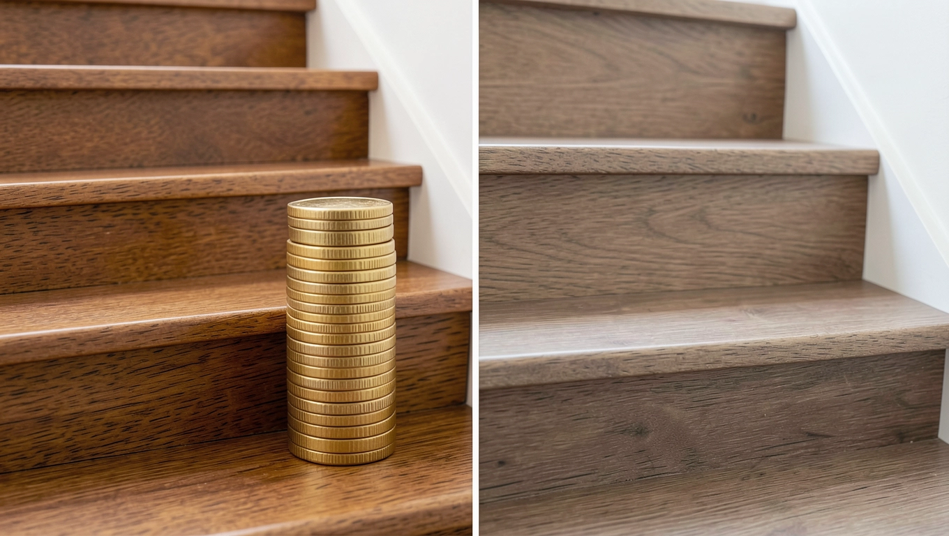 Porównanie cen schodów z paneli i drewna