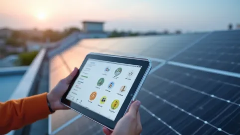 aplikacja do paneli fotowoltaicznych