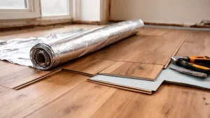 czy pod panele winylowe z podkładem daje się folię