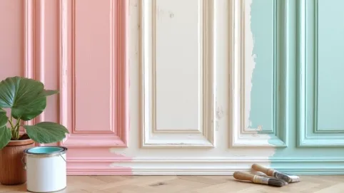 czym pomalować panele ścienne