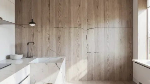 drewnopodobne panele ścienne