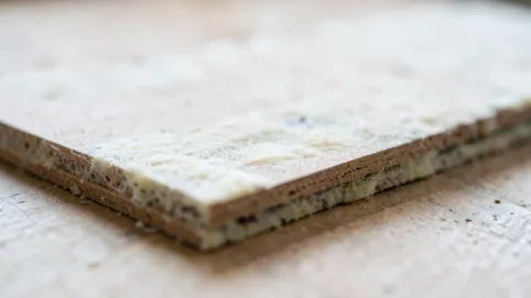 dwie warstwy podkładu pod panele