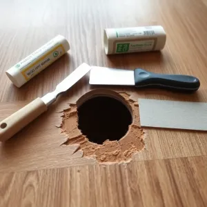 Jak naprawić dziurę w panelu podłogowym