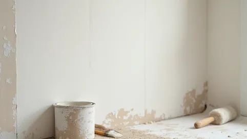 jak pomalowac panele ścienne papierowe