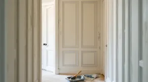 jak pomalować panele ścienne w przedpokoju