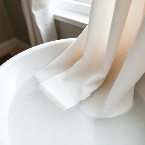 jak prać firany panele