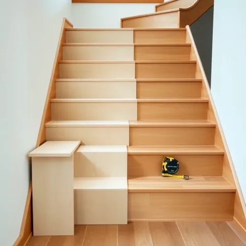 Jak układać panele przy schodach