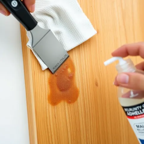 Jak usunąć klej montażowy z paneli