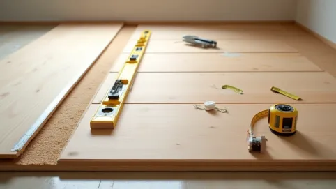 Jak wyrównać podłogę pod panele bez wylewki