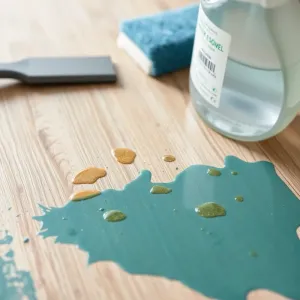 Jak zmyć zaschnieta farbę z paneli