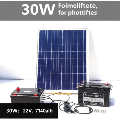 Jaki akumulator do panela 30W