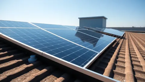 Jaki kąt paneli na dachu płaskim