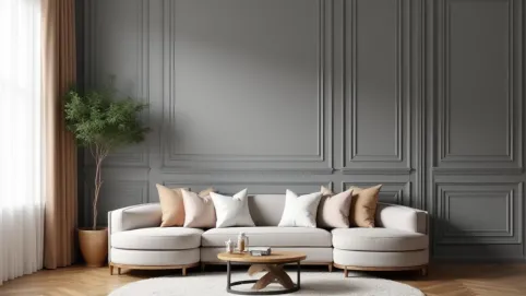 jaki kolor mebli do szarych paneli