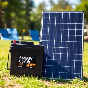 Jaki panel słoneczny do akumulatora 65Ah