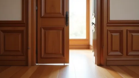 Jakie drzwi do drewnianych paneli