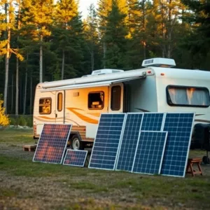 Jakiej mocy panel do przyczepy kempingowej