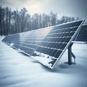 Kąt nachylenia paneli fotowoltaicznych zimą