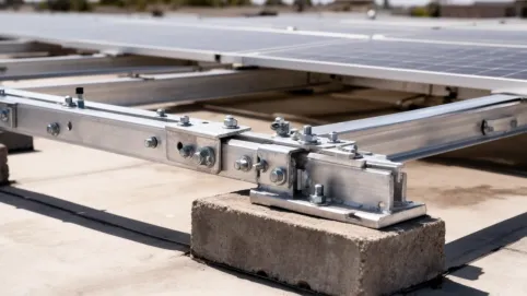 Konstrukcja pod panele fotowoltaiczne dach płaski cena