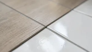 łączenie paneli laminowanych z płytkami