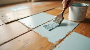 Malowanie paneli podłogowych laminowanych