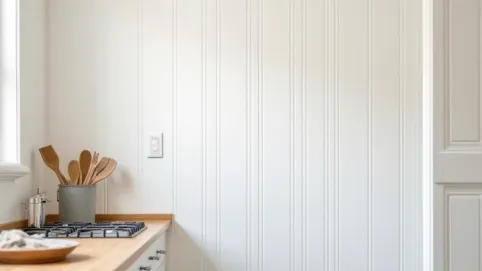 malowanie paneli ściennych w kuchni